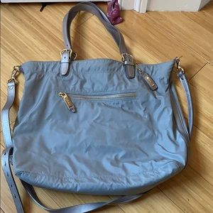 Cole Haan Dove Gray Nylon Tote